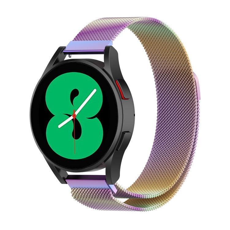 Magnetic Milan watch band with rainbow gradient mesh, for Huawei Watch 4 / 4 Pro