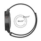 Magnetic metal mesh watch band with size range, Min 5.5 in to Max 8.7 in