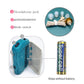 KAIXINWEI F-18 hearing aid controls with cable and AA battery shown