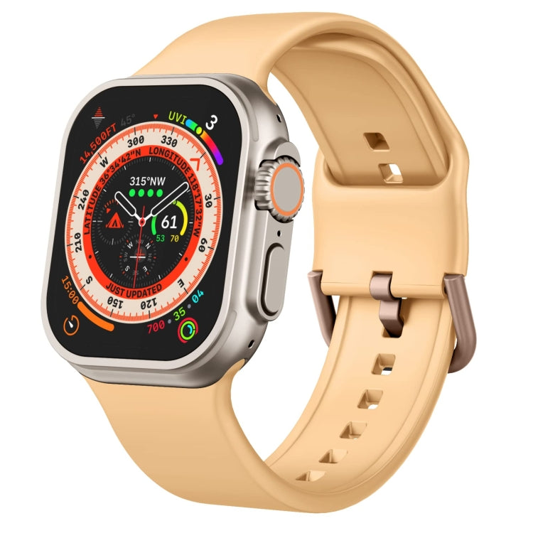 Pin Buckle Silicone Watch Band, For Apple Watch Series 9 41mm, For Apple Watch Ultra 49mm, For Apple Watch Series 8 41mm