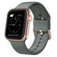 Olive green silicone watch band with pin buckle, for Apple Watch 38mm