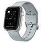 Light gray silicone watch band with pin buckle, for Apple Watch 38mm