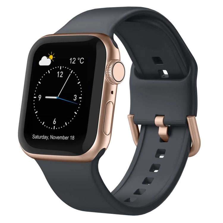Pin Buckle Silicone Watch Band, For Apple Watch Series 9 41mm, For Apple Watch Ultra 49mm, For Apple Watch Series 8 41mm