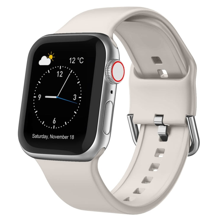 Pin Buckle Silicone Watch Band, For Apple Watch Series 9 41mm, For Apple Watch Ultra 49mm, For Apple Watch Series 8 41mm