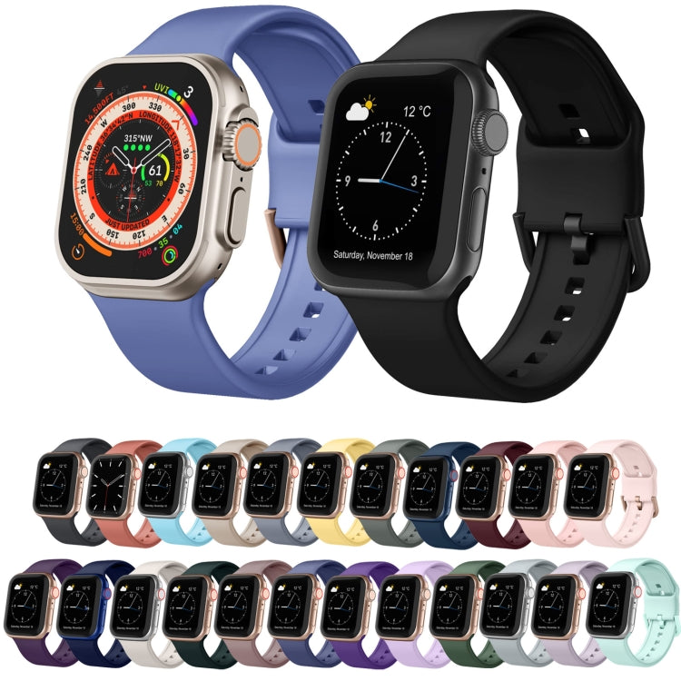 Pin buckle silicone watch bands set, multiple colors with perforated straps