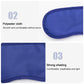 Blue polyester eye protection sleep mask with smooth padded eye area