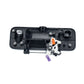 Car tailgate handle housing with internal latch mechanism and wiring connector