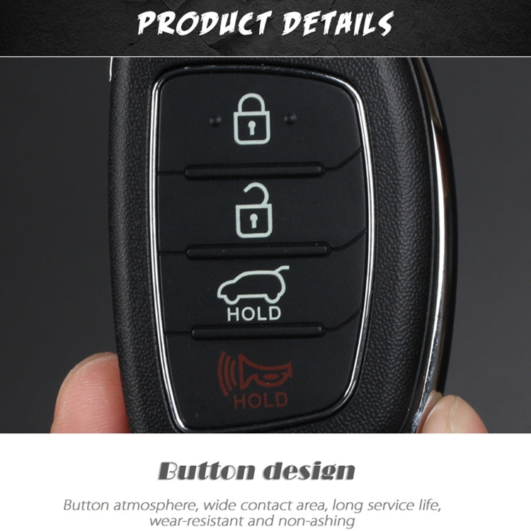 Black folding key shell with lock, unlock, and hold button icons