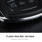 Black key shell with 3 button panel and silver metal border