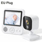 Wireless baby video monitor set with white parent unit and night-vision baby camera