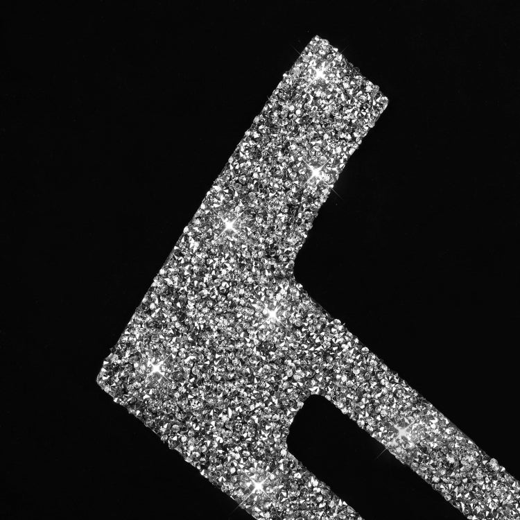 Diamond silver glitter air conditioning control panel sticker, curved cutout detail close-up