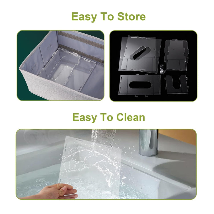 Clear acrylic breast milk storage container with easy-to-clean wipeable surface