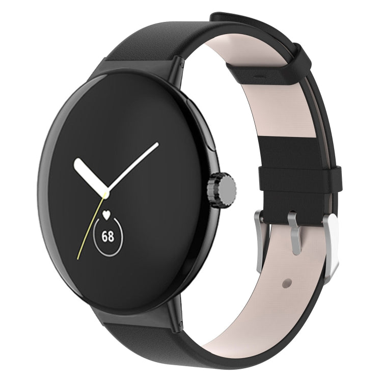 Leather Watch Band, For Google Pixel Watch 5 / 4 / 3 / 2 / 1 41mm