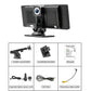 Portable car MP5 player with rear camera and mounting accessories kit