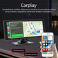 Car MP5 player with CarPlay connection via USB and smartphone screen