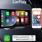 Portable car MP5 player displaying CarPlay interface on touchscreen
