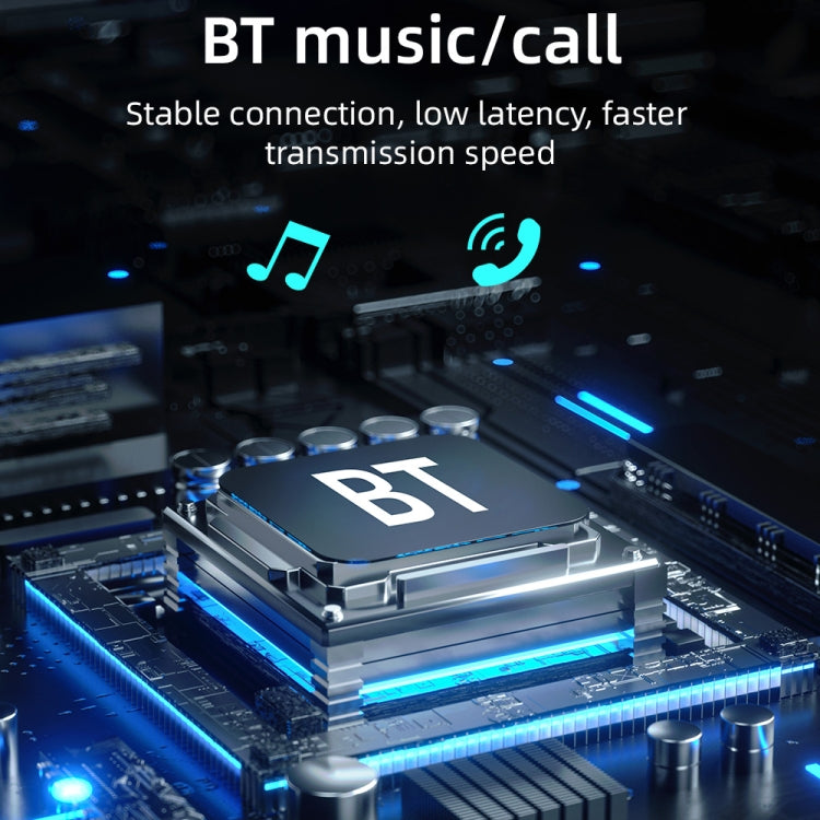 Portable car MP5 player with Bluetooth music and call capability