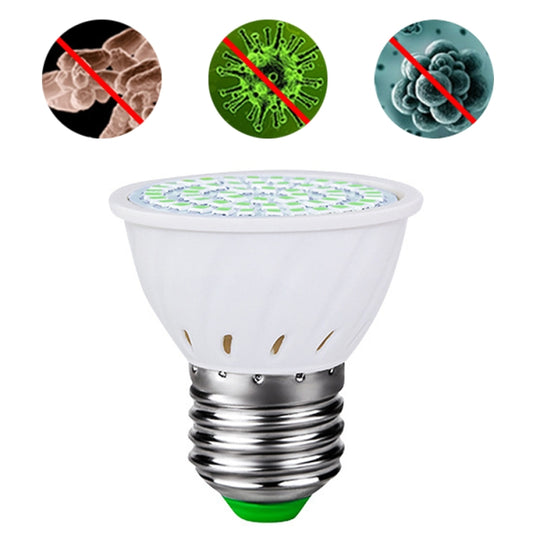 UVC germicidal disinfection corn lamp bulb with green base and LED array