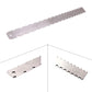 Guitar neck measuring ruler set, showing different slot ends and cutouts