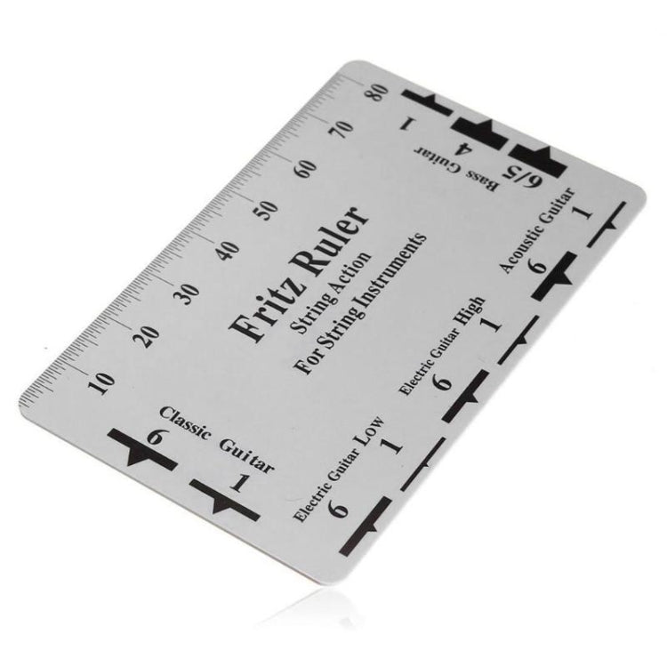 Fritz Ruler string instrument measurement tool for electric and acoustic guitars
