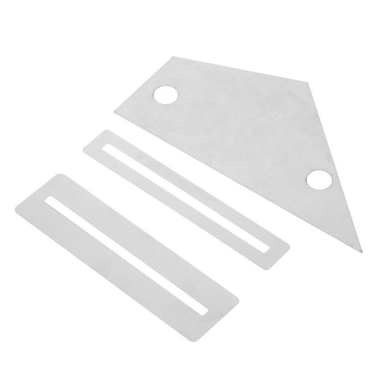 Metal guitar string changing tools with holes and long slot blades