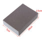 Gray rectangular sanding sponge block for guitar repair maintenance