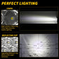 Multi-LED auxiliary light with reflective cup for a focused high-brightness beam