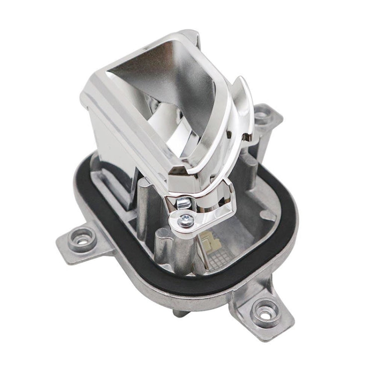 Right LED turn signal light module angled view with reflector lens and mounting tabs
