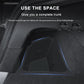 Car trunk side storage compartment organizer with open tray for small items