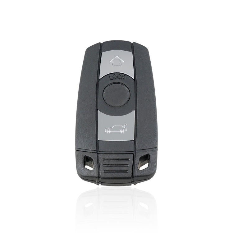 Black vertical 3-button key fob with up arrow, LOCK, and trunk icons
