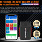 KONNWEI K DIAG OBDII diagnostic scanner with smartphone app screen, dark gray and red