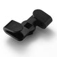 Black hex wrench extender conversion adapter, compact forked end with hex drive
