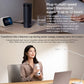 Portable electric heating cup showing LED time/temperature screen on device