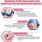 Electric breast massage device with suction cup massage infographic