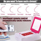 Remote-controlled breast massage device with handheld controller and suction cups