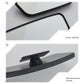 Auxiliary mirror showing curved glass surface and ball-jointed bracket in black housing