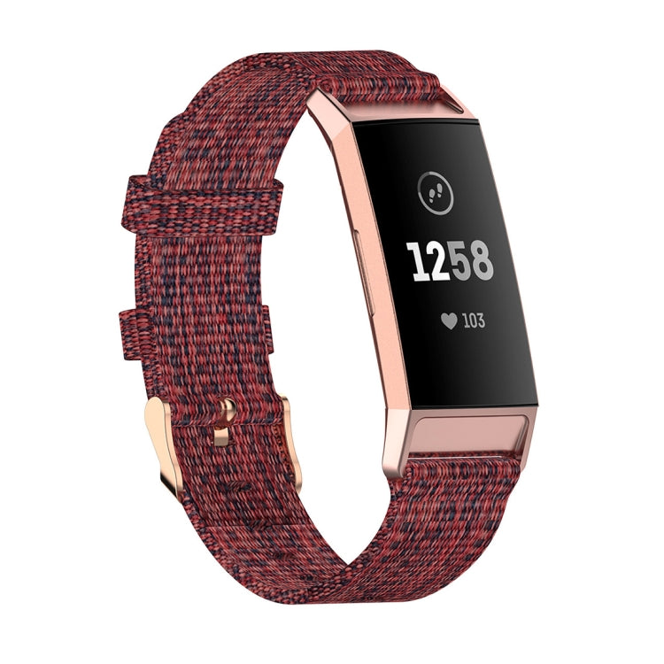 Braided Nylon Strap Plastic Head, Size: Free Size, For Fitbit Charge 4 / Charge 3 / Charge3 SE