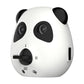 White ultrasonic dog bark stopper device with panda face, horn speaker, and controls