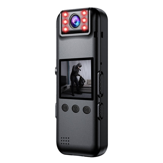 Handheld night vision video recorder with red IR light array and LCD preview screen