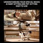 Security camera AI detection feature infographic for baby and pets