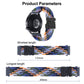 Snap Button Nylon Braided Watch Band, 20mm, 22mm