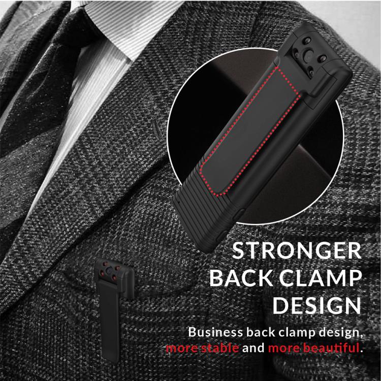 Black magnetic recorder with textured back clamp design for stronger attachment.
