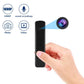Black handheld video recorder with front lens and side button, with 1080P icons
