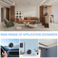 Black mini security camera on an indoor surface in a living room setting