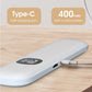 White bone-conduction sleep Bluetooth speaker with Type-C charging port