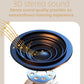 Blue bone-conduction sleep Bluetooth speaker with circular sound opening