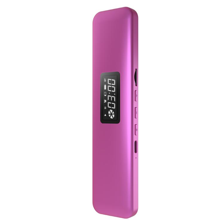 Rose red bone conduction sleep speaker with digital display and side ports