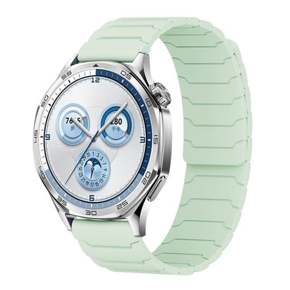 xDfind magnetic silicone watch band in pale mint green