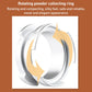 Rotating and compacting powder collecting ring, silver aluminum alloy