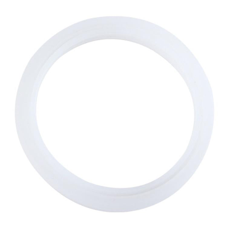 White silicone brewing head seal ring, circular gasket